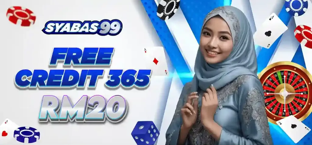 Syabas99 Online Casino Malaysia Free Credit 365 RM20